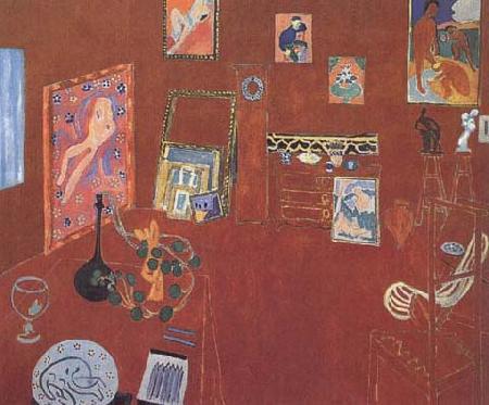 Henri Matisse The Red Studio (mk35) oil painting image